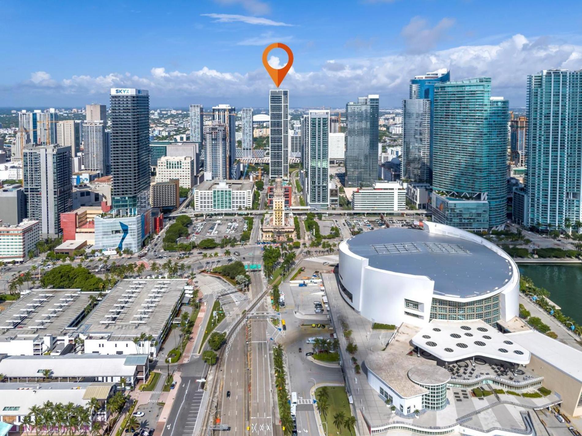 Modern 1Br Apartment With Breathtaking Views Heart Of Downtown Miami Zewnętrze zdjęcie