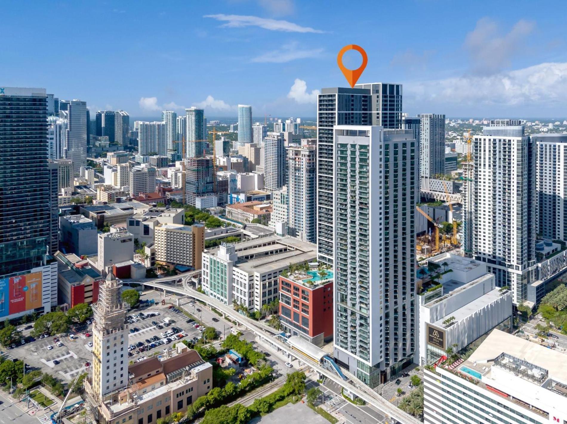 Modern 1Br Apartment With Breathtaking Views Heart Of Downtown Miami Zewnętrze zdjęcie